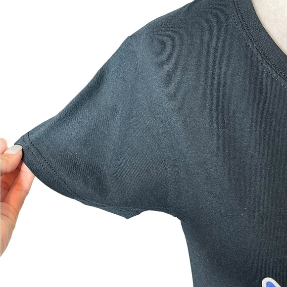 Kansas Jayhawks Glitzy Icon Officially Licensed Short Sleeve T-Shirt Women’s M - Picture 4 of 12